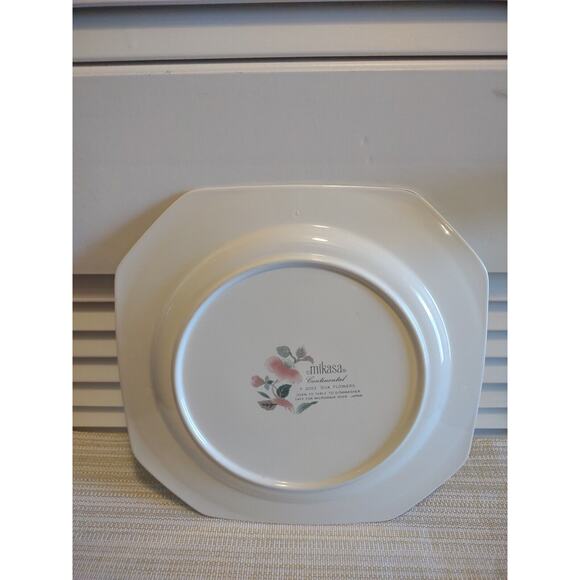 Vintage Mikasa Continental Silk Flowers 10.25” Dinner Plate F3003, Japan - Picture 3 of 5